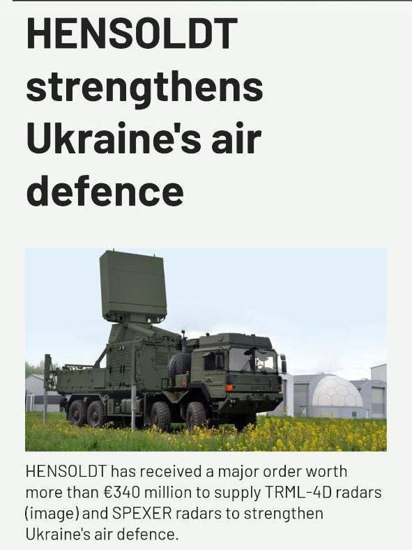 ������� ������� �� �������� Hensoldt ������ ��� TRML-4D � SPEXER 2000 3D MkIII � ������ ��������� �� 340 ��� ����