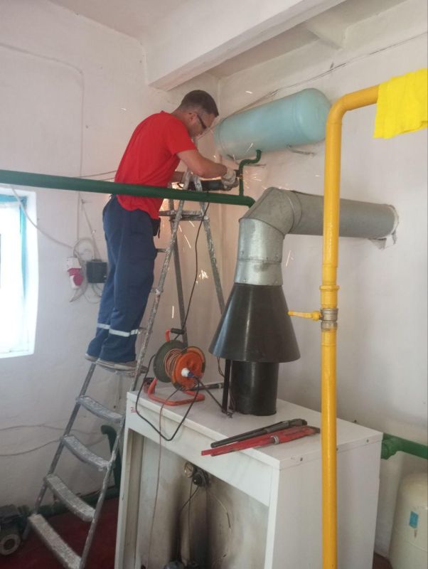 Рязанцы отремонтировали отопление в Чаплынском детском саду №3