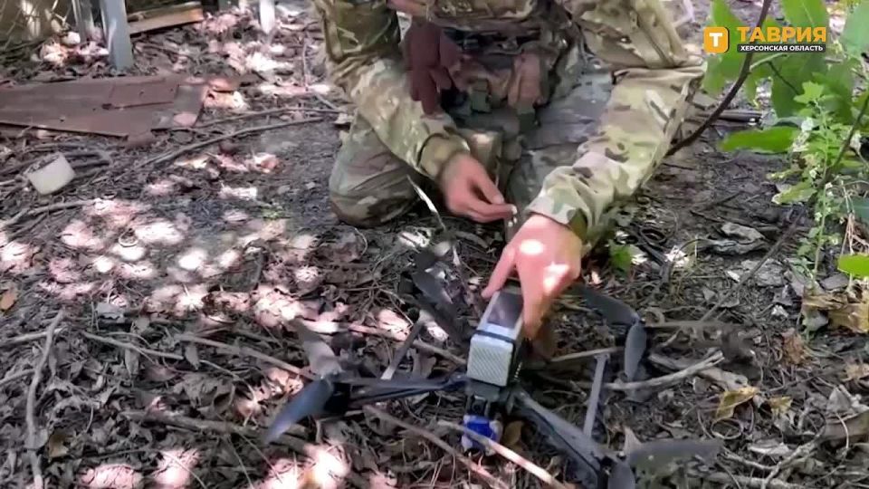 Порядка десяти блиндажей с личным составом ВСУ уничтожили операторы FPV-дронов группировки войск "Днепр" за сутки