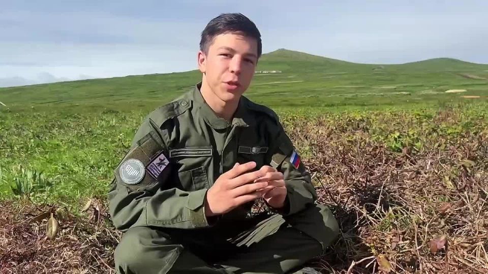 Курсант-выпускник центра «Воин» из Херсонской области несмотря на катаклизмы на Камчатке прибыл на остров Шумшу