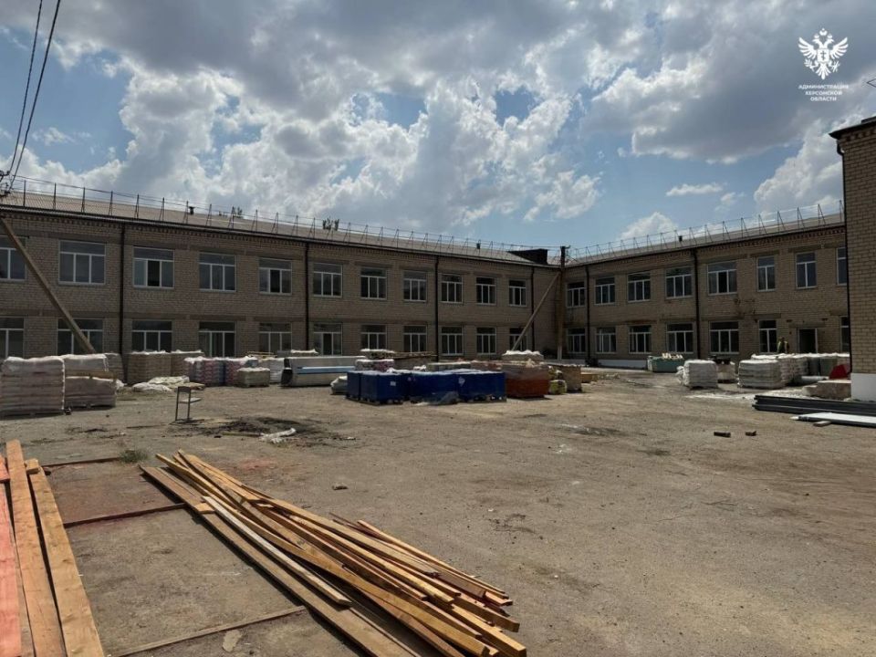 В селе Вольное готовят школу к открытию после капитального ремонта