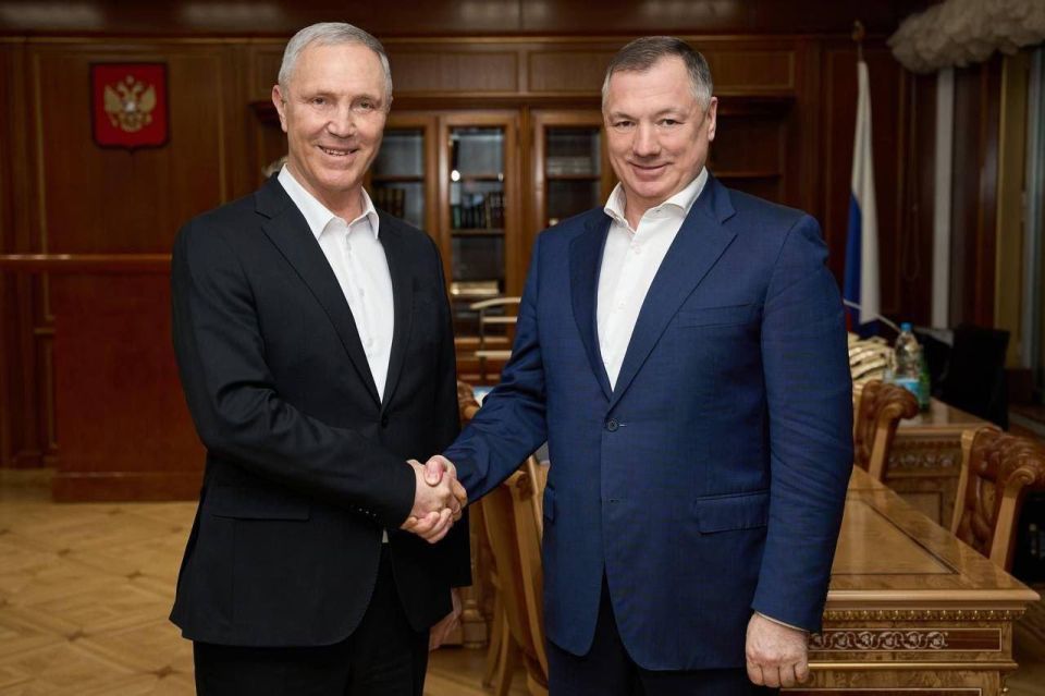 Владимир Сальдо поздравил с днём рождения заместителя председателя правительства России Марата Хуснуллина