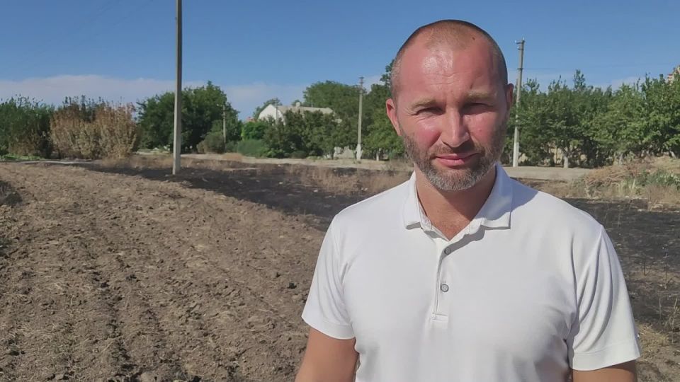 Павел Филипчук: Пожары в Каховке. Недавно между Светлово и Барское произошло возгорание