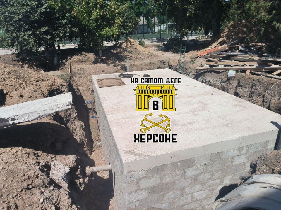 В Геническе подходит к концу второй этап ремонта школы №4, расположенной на улице Лазурной