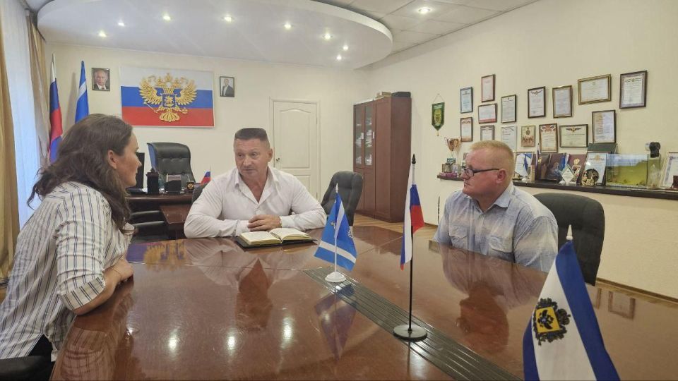 Встреча главы Скадовского округа Александра Дудки с руководством Госюрбюро