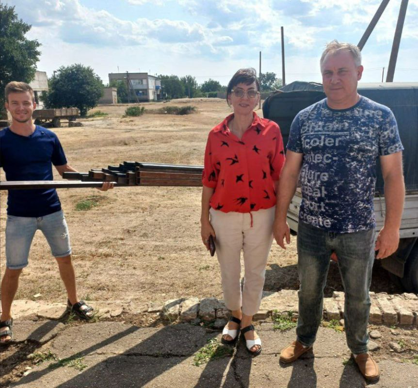 Депутат Виталий Сметанин содействовал благоустройству парка в пгт.Мирное