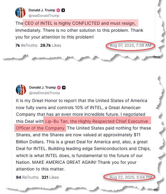 ��� �������� �������� ������ � ����� Intel �� ��������� ��� ������: