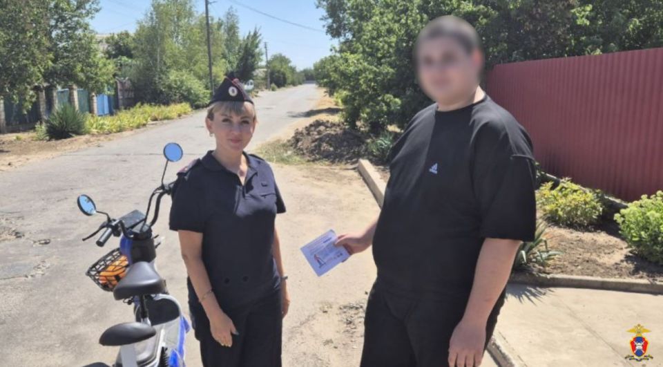 Госавтоинспекторы провели в Херсонской области акцию, направленную на предотвращение нарушений ПДД несовершеннолетними водителями мопедов