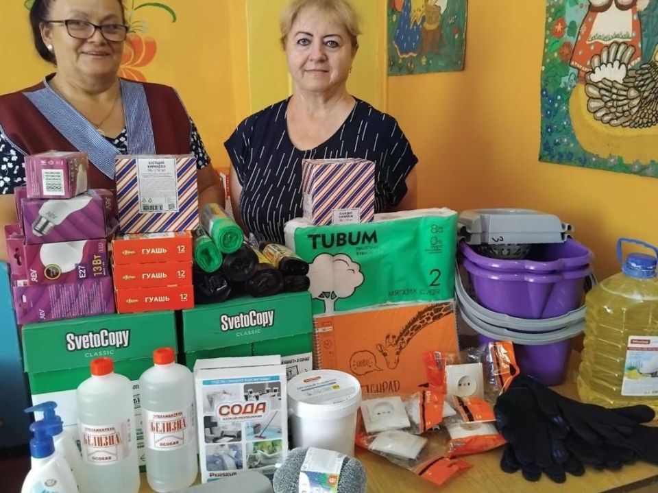 Александровский детский сад Каланчакского округа поблагодарил Мордовию за гуманитарную помощь