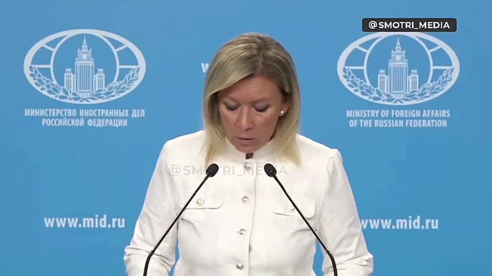 Захарова: Зеленский саботирует переговорный процесс