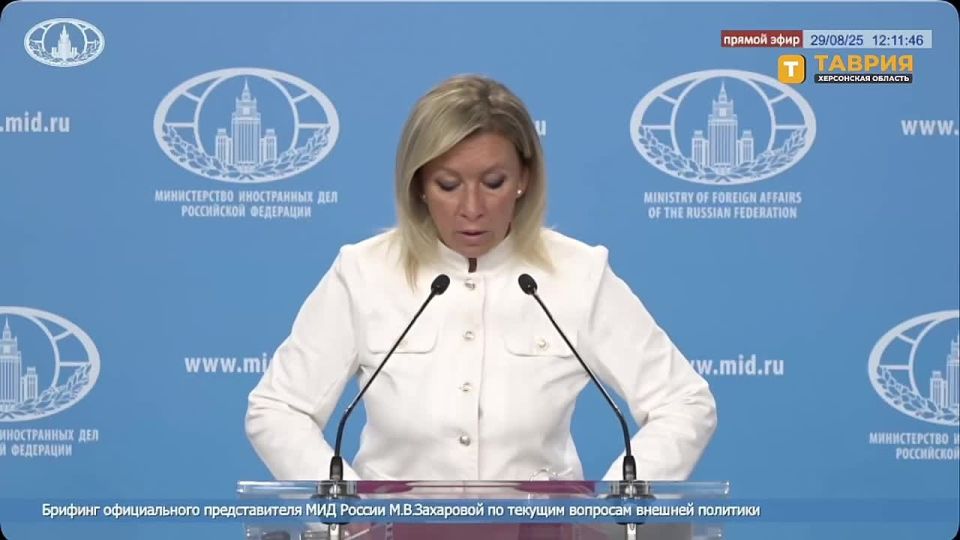 За неделю от обстрелов со стороны ВСУ и ударов БпЛА 19 жителей России погибли, включая одного ребенка, еще 121 человек ранен, заявила Мария Захарова