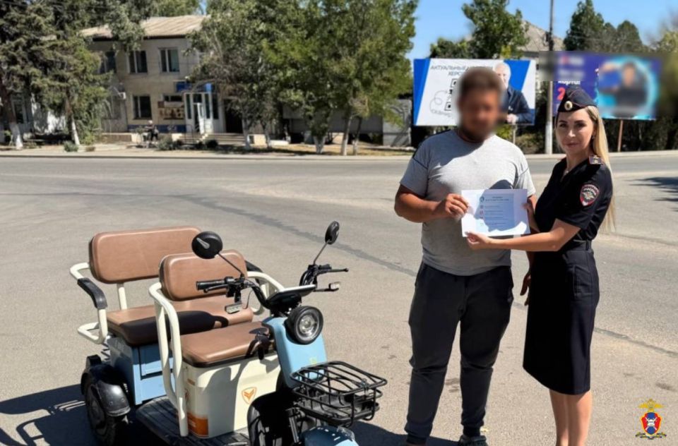 В Херсонской области сотрудники Госавтоинспекции провели профилактическую акцию «Мототехника»