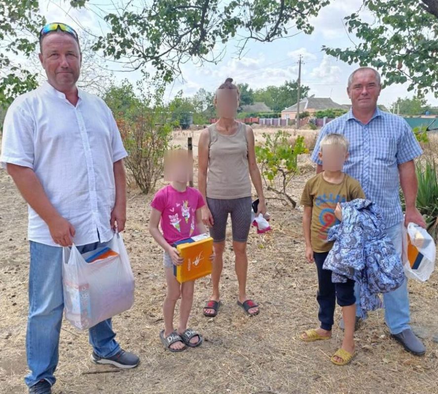 Представители региона-шефа откликнулись на запрос о помощи многодетной семье из Чаплинского муниципального округа