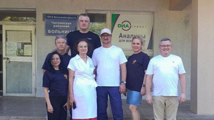 В Чаплинке начала работу бригада врачей из Москвы