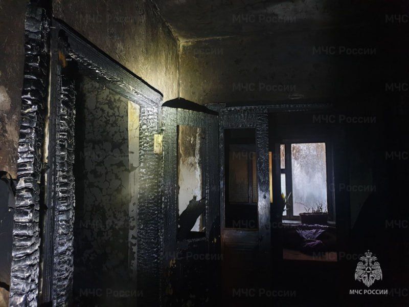 Пожар в жилом доме произошел в Лазурном Скадовского округа