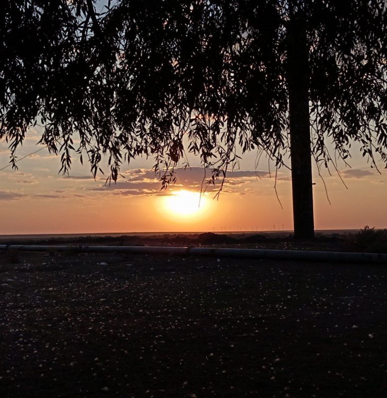 Закат в Новотроицком округе