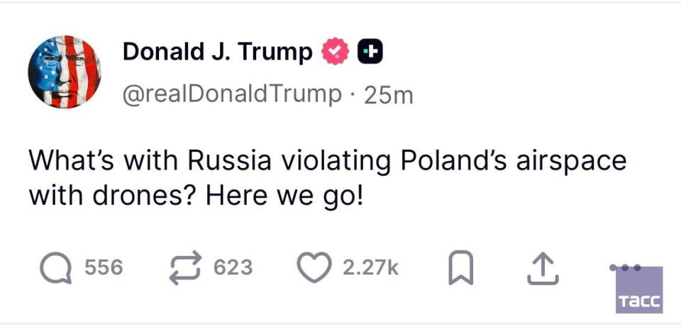 "��� ��� ���������� � �������, ���������� �������������� ��������� ������������ ������? ����������!", ������ � Truth Social