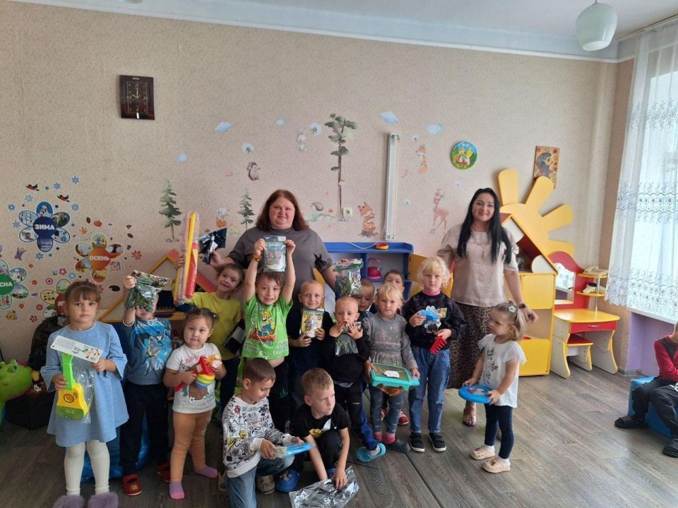Детсадовцы из Михайловки получили новые игрушки от ставропольцев