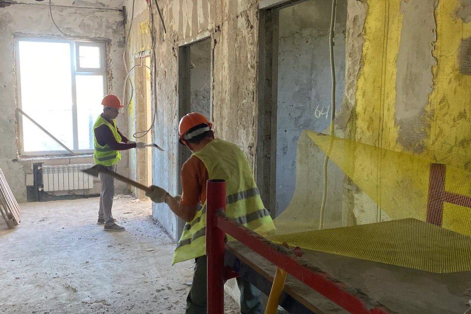 Ремонт гериатрического центра Новотроицкого округа выполнен на 50 процентов