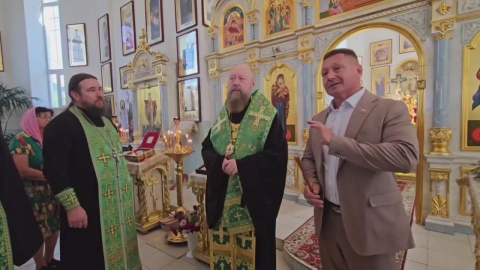 Александр Дудка: Частица мощей преподобного Сергия Радонежского прибыла в Скадовский округ