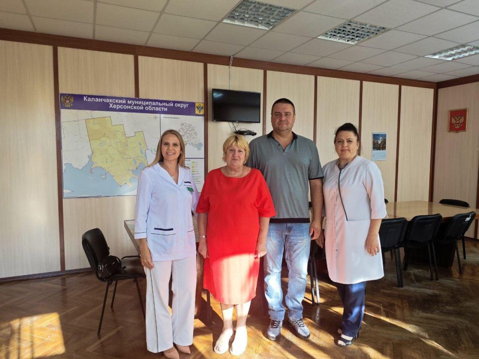 В Каланчакской ЦРБ работает девятнадцатая бригада врачей из Мордовии