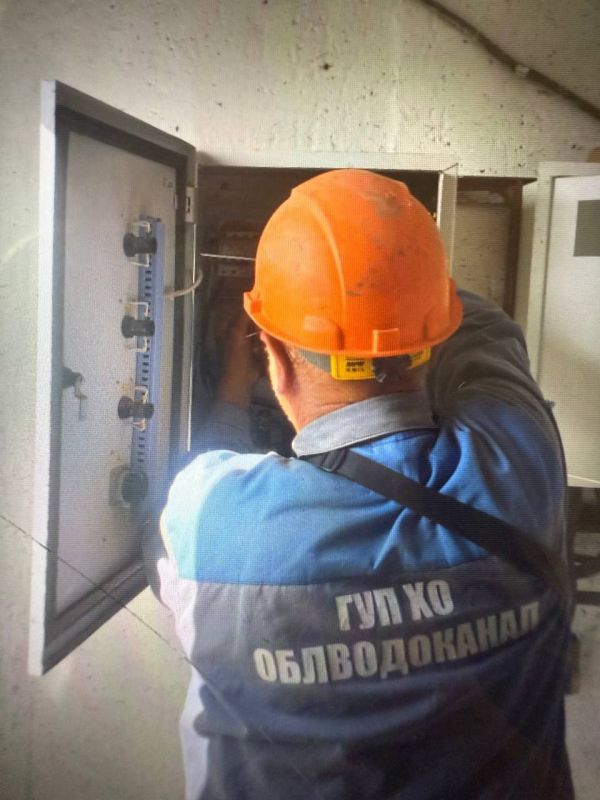 Работы ГУП ХО «ОБЛВОДОКАНАЛ» в Верхнерогачикском округе