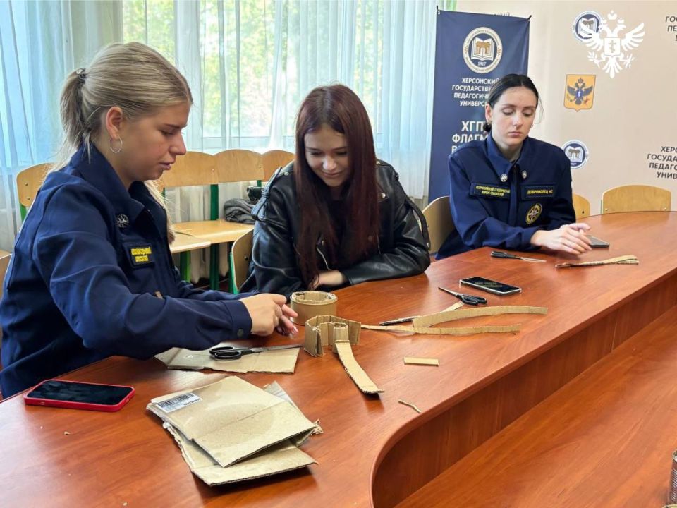 Студенты Херсонского педуниверситета поддержали акцию «Вузы для фронта!»