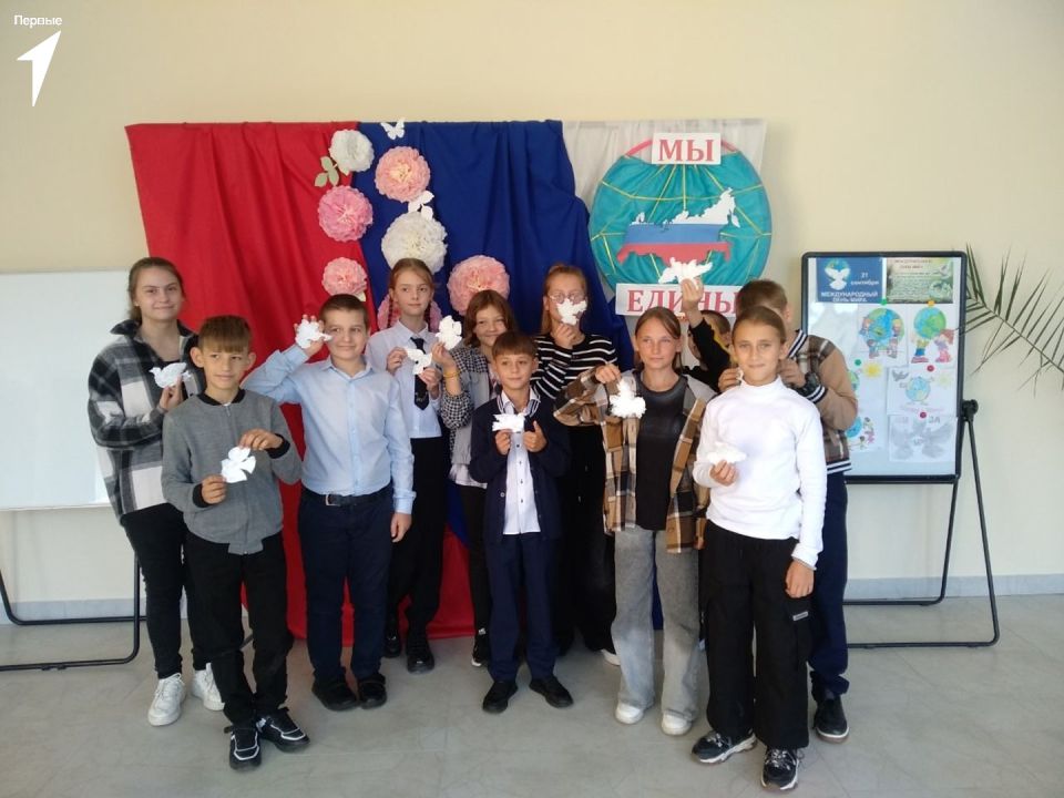 Первые приняли участие в акции «Голубь мира!