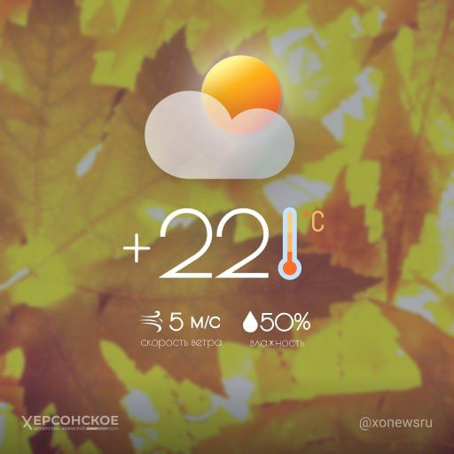 Солнечная погода ожидается в Херсонской области в понедельник
