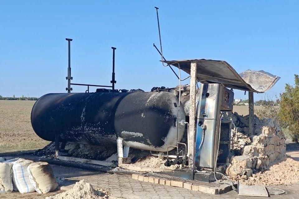 ВСУ разбомбили дронами заправку в Великой Лепетихе