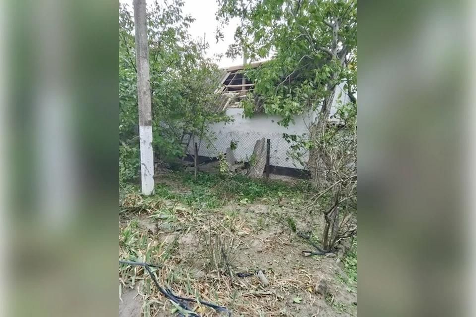 Обстрелом ВСУ в Новокаховском округе повреждено два дома