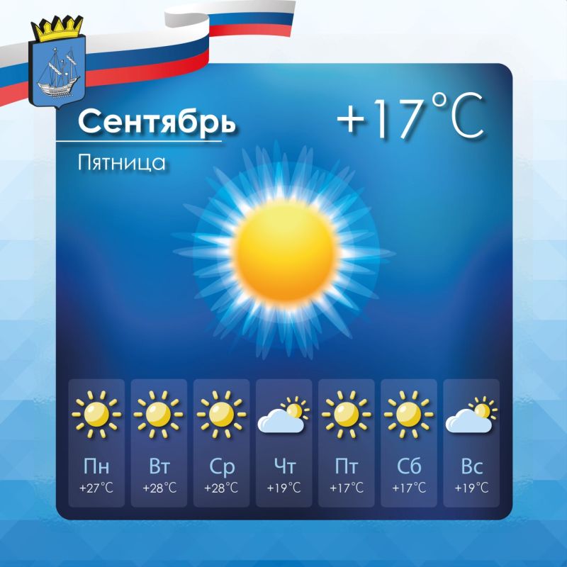 Прогноз погоды в Алешкинском муниципальном округе на пятницу, 26 сентября