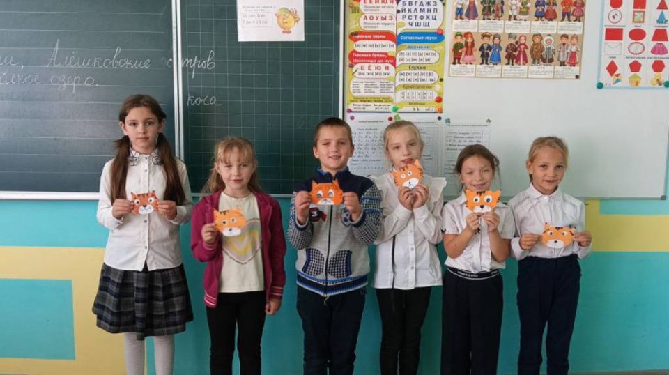 Херсонская область присоединилась к флешмобу «Бумажный тигр» в поддержку России