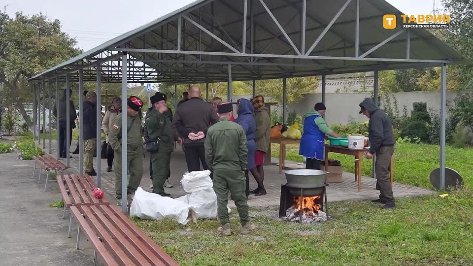 Казаки Херсонской области провели заседание Совета атаманов в День воссоединения Донбасса и Новороссии с Россией