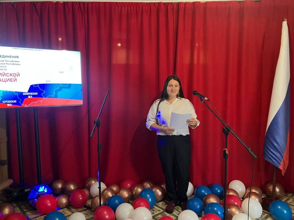 День воссоединения Херсонской области с Россией: праздничное мероприятие в Алексеевском сельском клубе