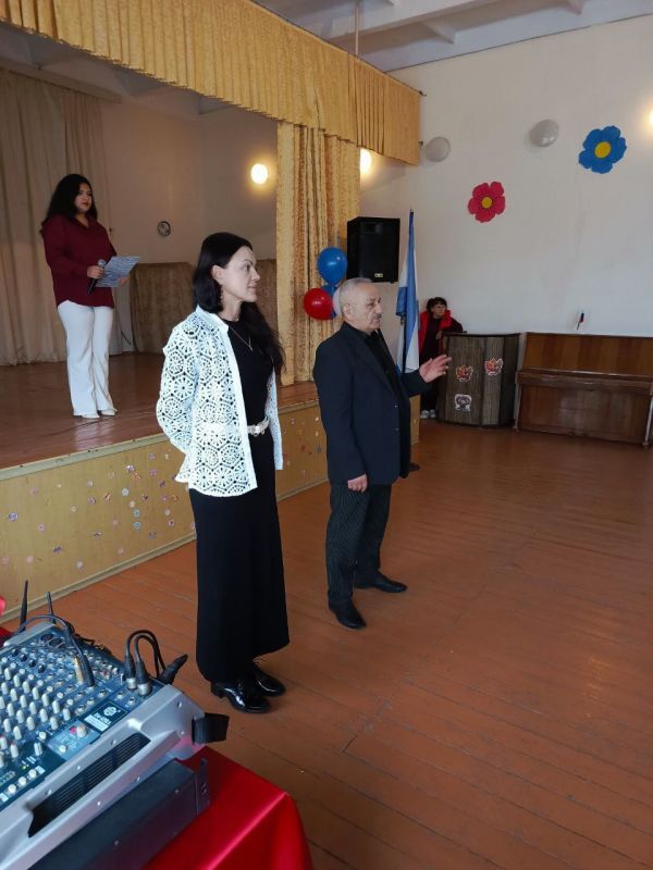 Торжественное мероприятие в Александровке к Дню воссоединения новых регионов с Россией