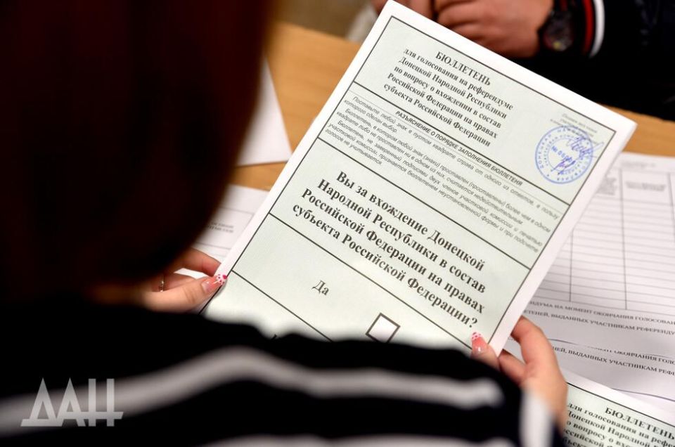 Референдумы 2022-го соответствуют международным нормам и отражают волю народа