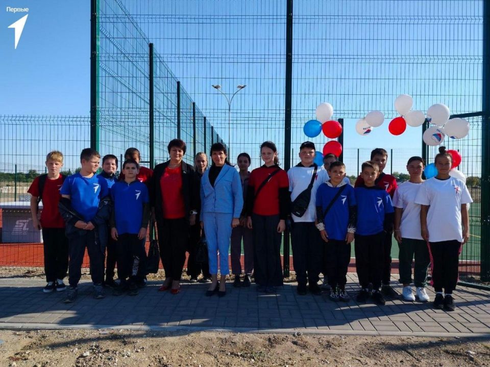 Первые посетили открытие спортивных комплексов в Чаплинском округе