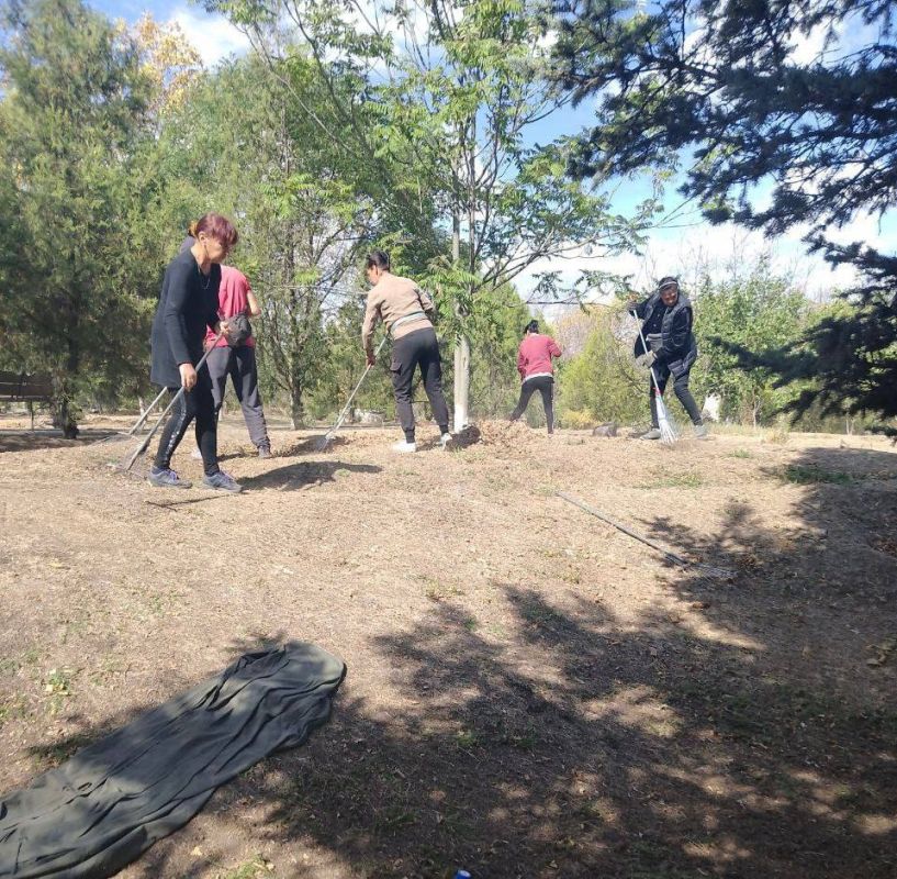 В Верхнерогачикском муниципальном округе продолжаются работы по благоустройству территорий