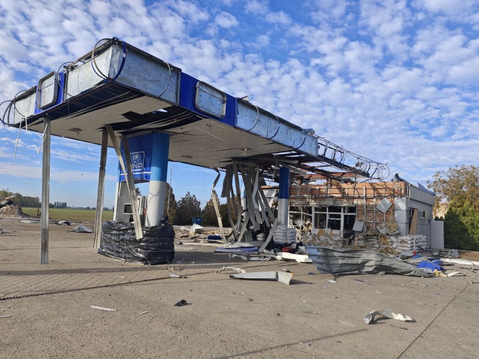 ВСУ обстреляли заправку в Великой Лепетихе (Херсонская область)