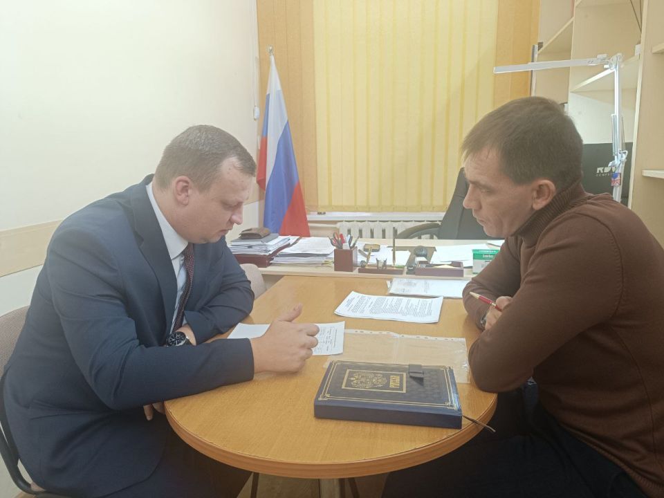 Рабочая встреча врио министра образования и науки Херсонской области и заместителя Председателя Херсонской областной Думы Рамиля Замалетдинова