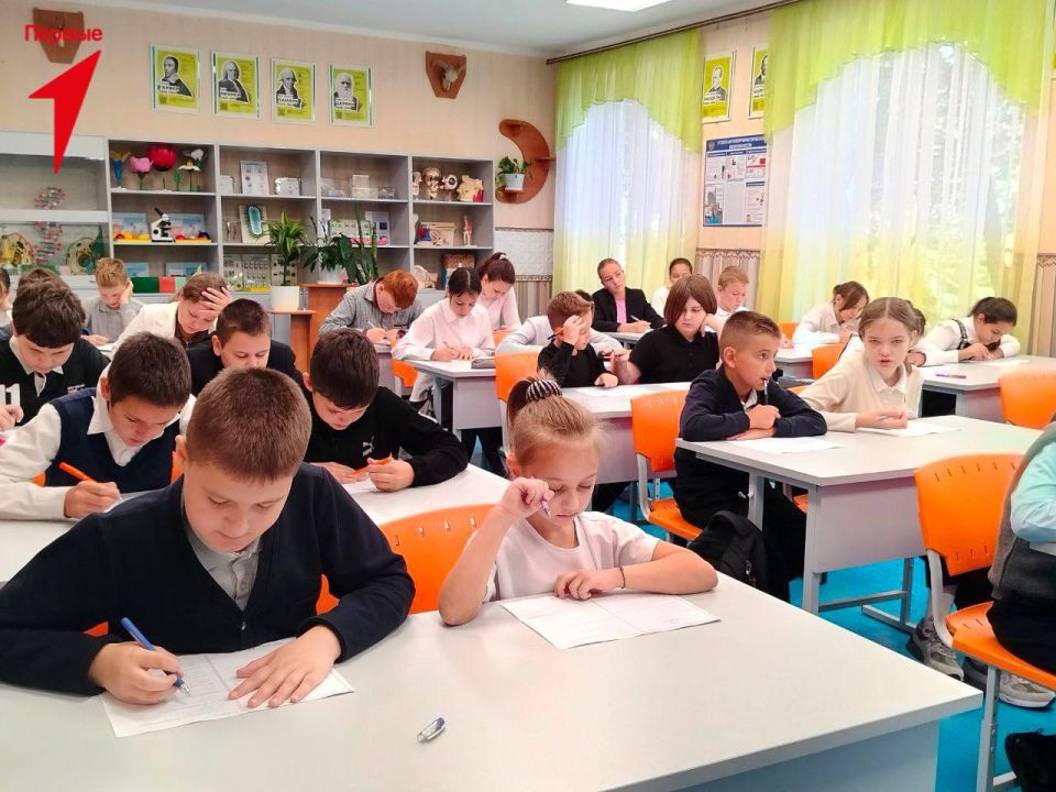Первые Чаплинской школы написали Первый всероссийский Агродиктант