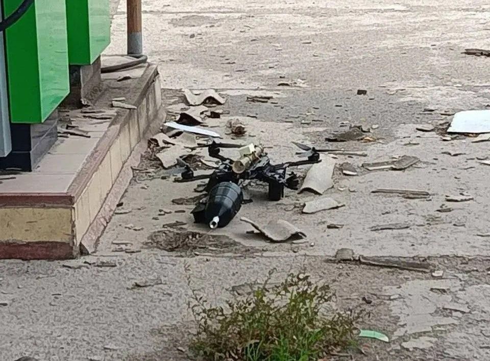 В Таврийске обезвредили беспилотник ВСУ с неразорвавшимся снарядом