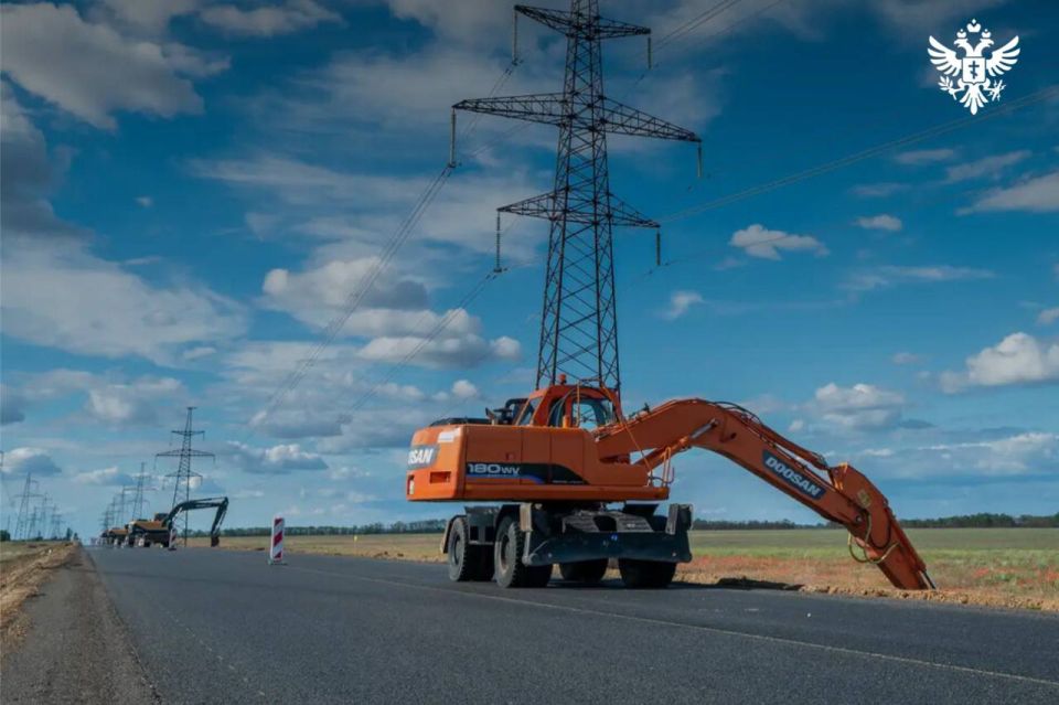Ремонт трассы Новая Каховка — Геническ вышел на финишную прямую