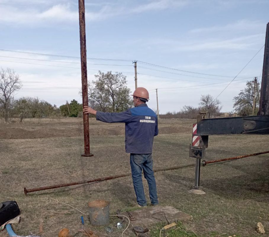 Специалисты ГУП ХО «ОБЛВОДОКАНАЛ» провели ремонтные работы в различных населенных пунктах Горностаевского округа