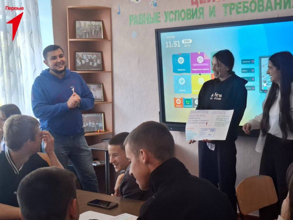 Первые Таврийской школы попробовали себя в роли волонтеров