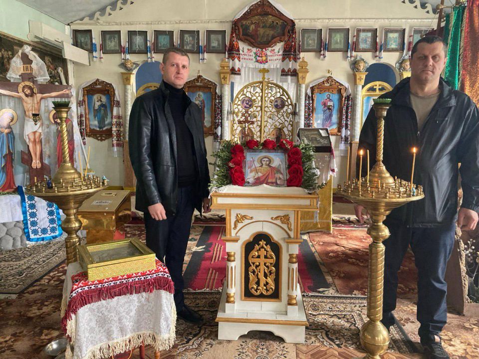 Рязанцы передали хозинвернарь в Свято-Михайловский храм Великолепетихского округа