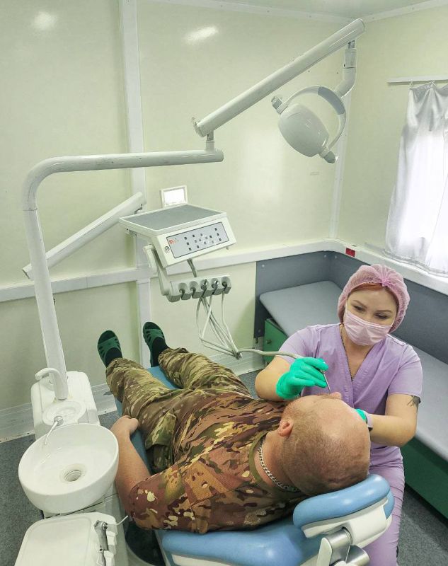 Благодаря содействию КПРФ, на Херсонском направлении появилась современная стоматологическая помощь прямо в прифронтовой полосе