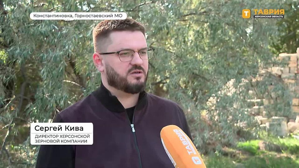В Херсонской области восстановят крупнейший элеватор и построят два новых зернохранилища