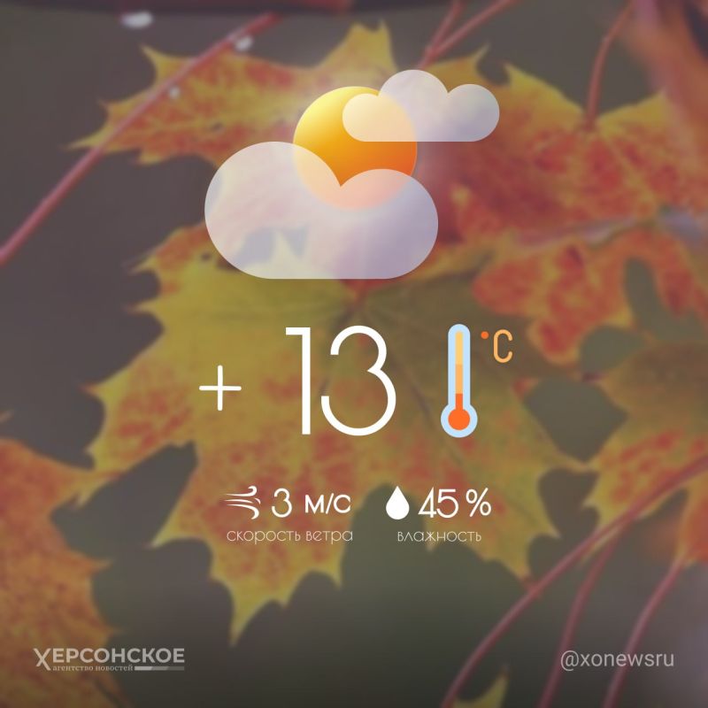 Пасмурная погода ожидается в Херсонской области в четверг